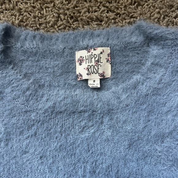 Hippie Rose Fuzzy Sweater - Picture 2 of 4
